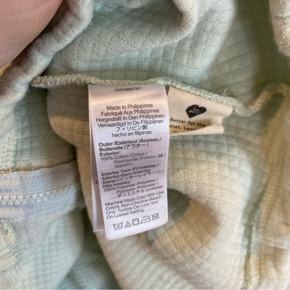 Madewell MWL Quilted Jacquard Zip Jacket Women’s Sz XS Iced Mint Pockets - Picture 5 of 7